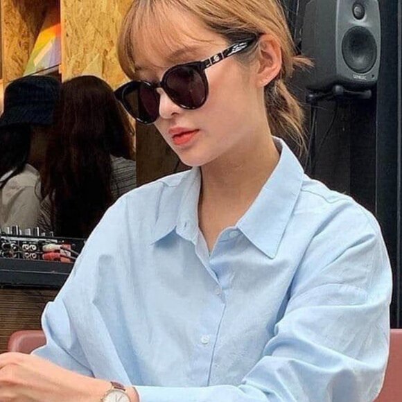 Gucci GG0638SK 001 Round Sunglasses - Black\\Grey main image 6